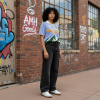 Model wearing Denver Summit Dead Dirt boutique jersey