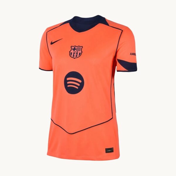 2025/26 Barcelona Third Women's Fan Jersey front view