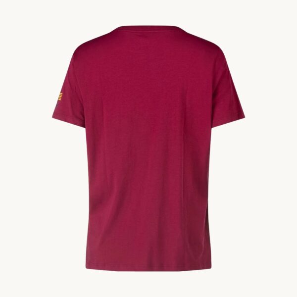 2025/26 Barcelona Women's Crest T-Shirt – Red back view