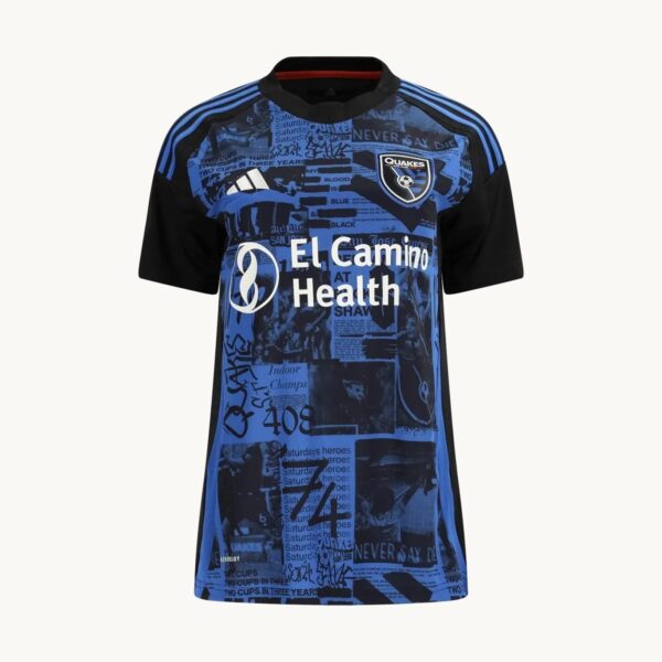 2025/26 San Jose Earthquakes Home Women's Fan Jersey front view