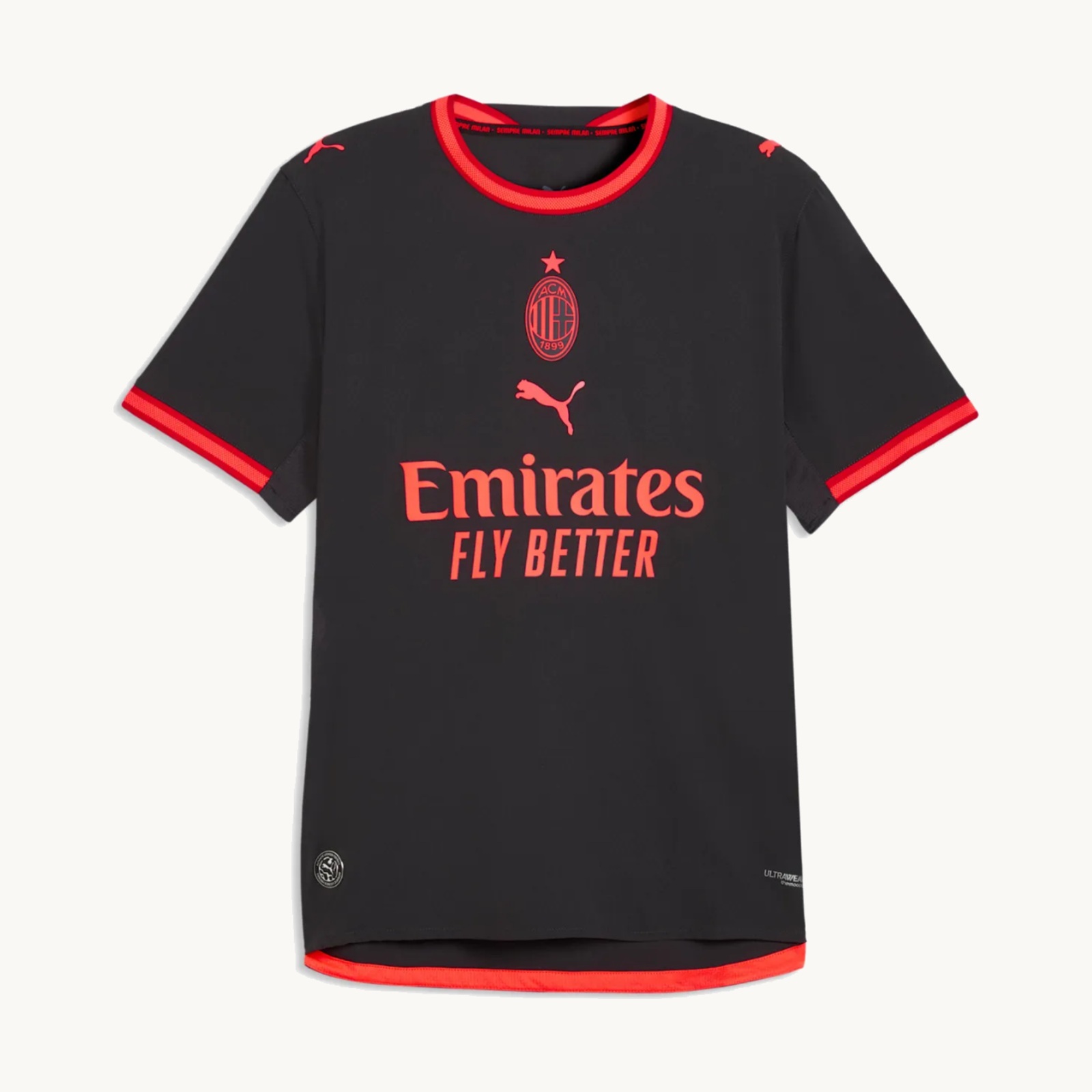 2026/27 AC Milan Third Men's Player Jersey front view