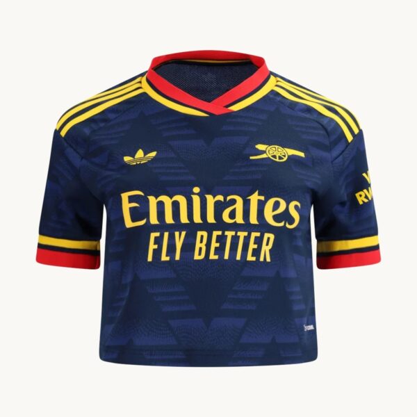 2026/27 Arsenal Away Women's Crop Jersey front view