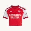 2026/27 Arsenal Home Women's Crop Jersey front view
