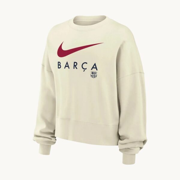 2026/27 Barcelona Women's Long Sleeve Crew front view