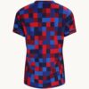 2026/27 Barcelona Women’s Pre-Match Training Jersey back, red and blue checkerboard pattern