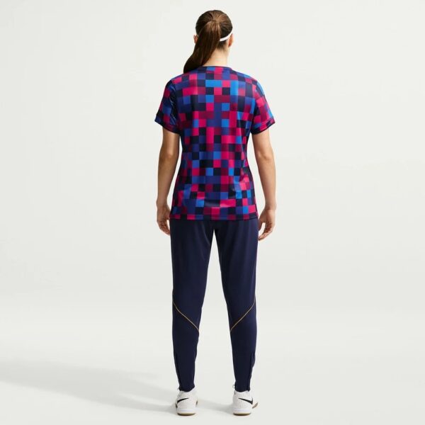 Player wearing the 2026/27 Barcelona Women’s Pre-Match Training Jersey, back view