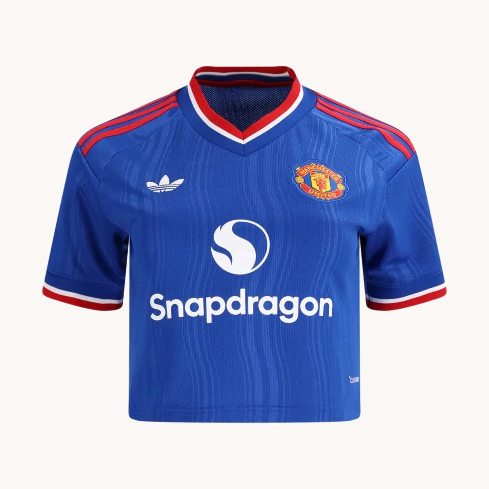 2026/27 Manchester United Away Women's Crop Jersey front view