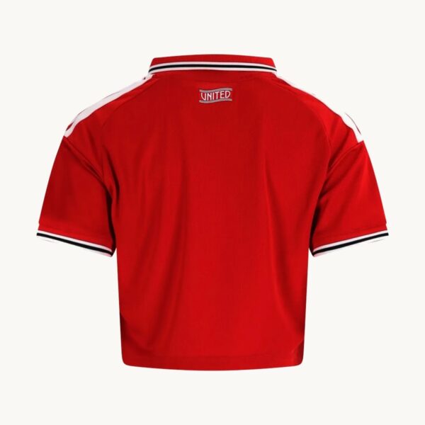 2026/27 Manchester United Home Women's Crop Jersey back view