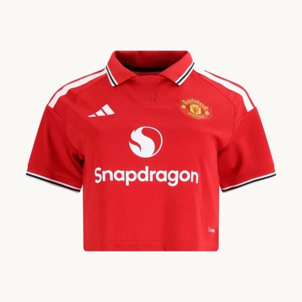 2026/27 Manchester United Home Women's Crop Jersey front view