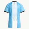 2026 Argentina Anniversary women’s fan jersey, back view on a white background