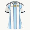 2026 Argentina Home Women's Fan Jersey by adidas, front view, White/Sky Blue