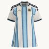 2026 Argentina Home Women's Player Jersey by adidas, front view, White/Sky Blue