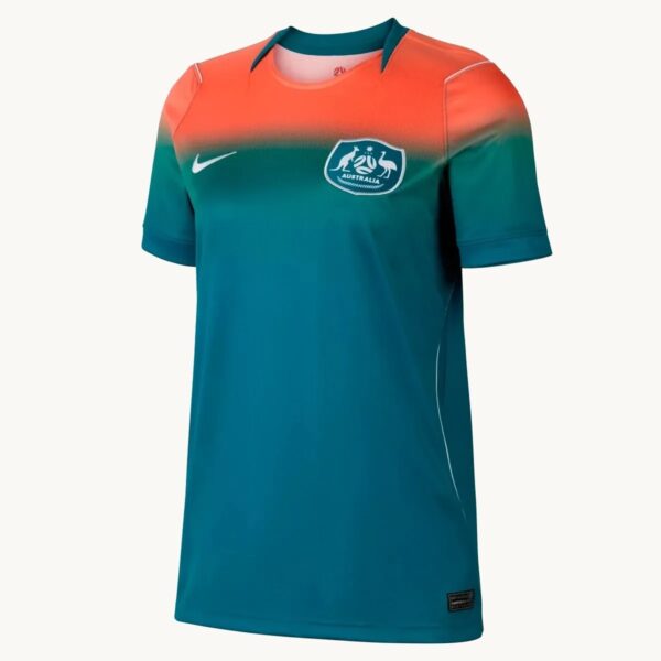 2026 Australia Away Women's Fan Jersey by Nike, front view, Teal