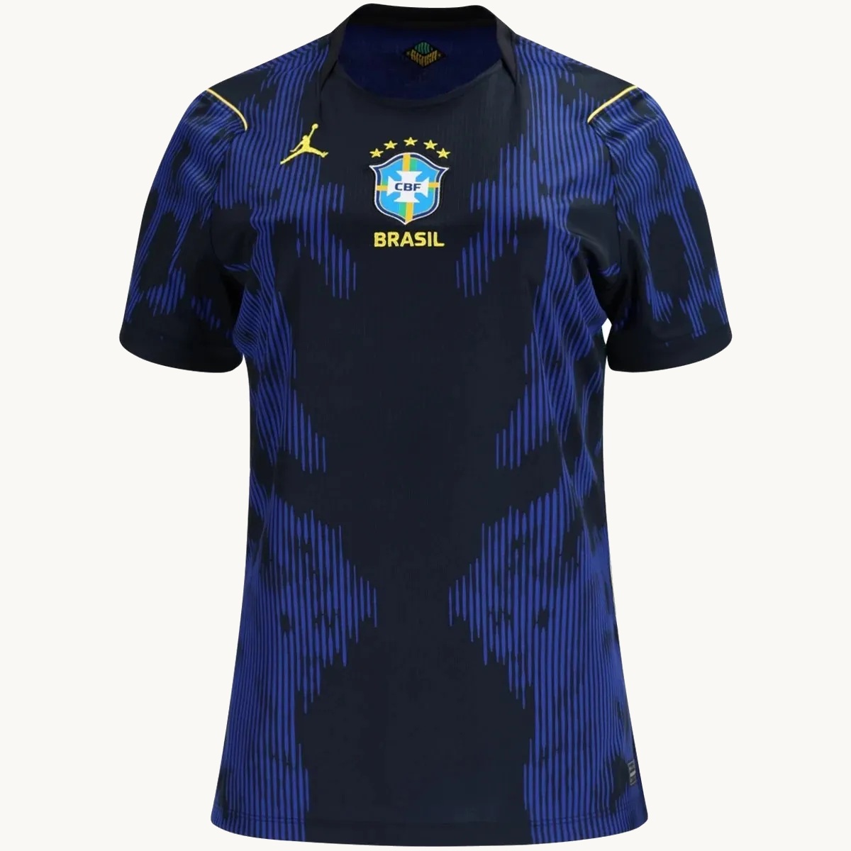 2026 Brazil Away Women's Fan Jersey by Nike, front view, Navy