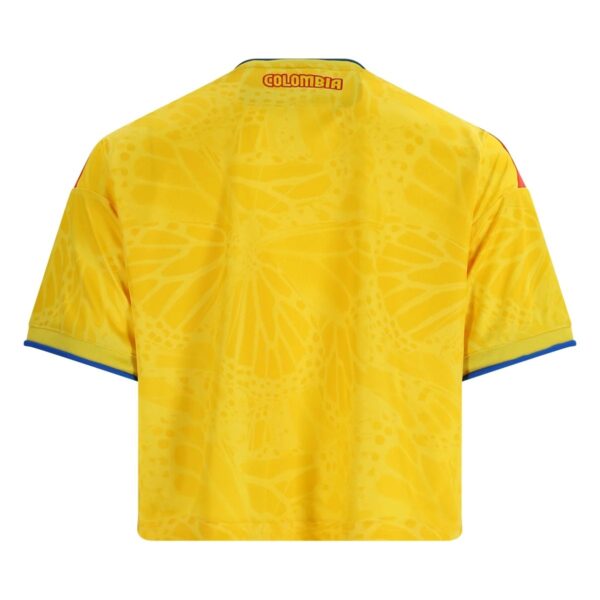 2026 Colombia Home Women's Crop Jersey by adidas, back view