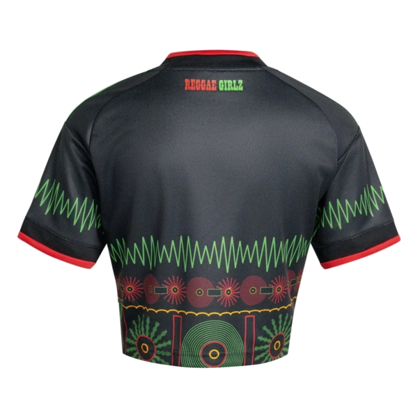 2026 Jamaica Away Women's Crop Jersey on a white background