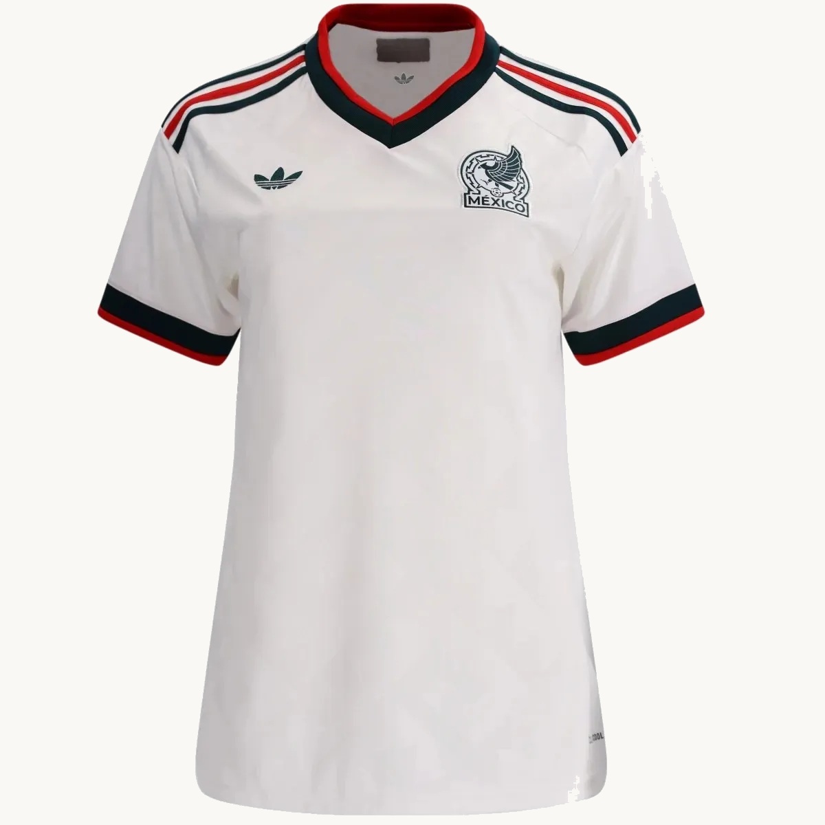 2026 Mexico Away Women's Fan Jersey by adidas, front view, White