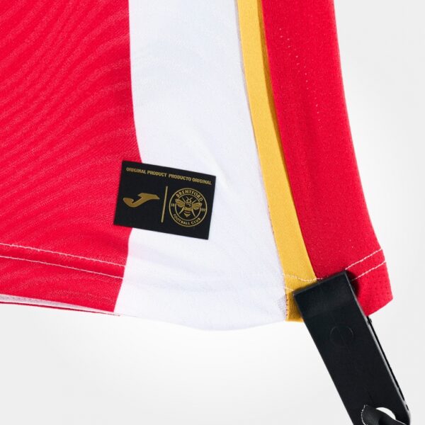 Joma Brentford FC 2026/27 Home Shirt – Joma hem tag detail