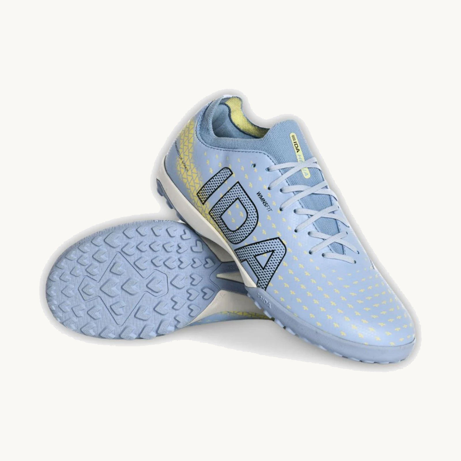 IDA Helia Club Turf Soccer Cleats – Light Blue / Light Yellow