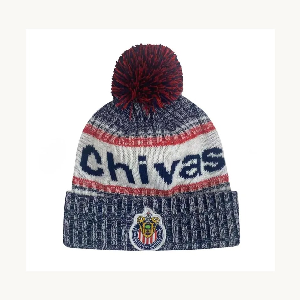 Chivas heather pom beanie