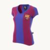 COPA FC Barcelona 1976-77 Womens Retro Football Shirt front view
