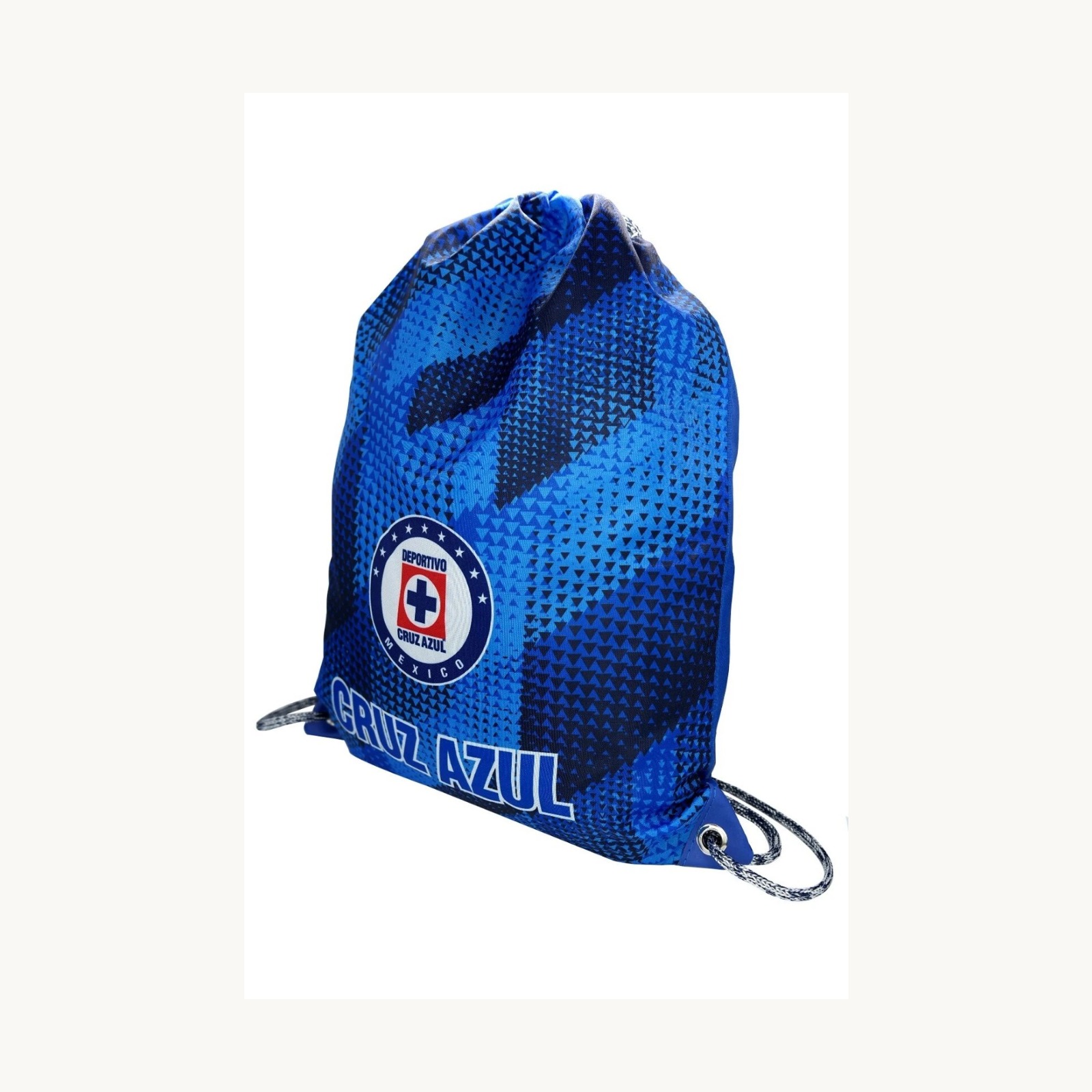 Cruz Azul halftone cinch bag