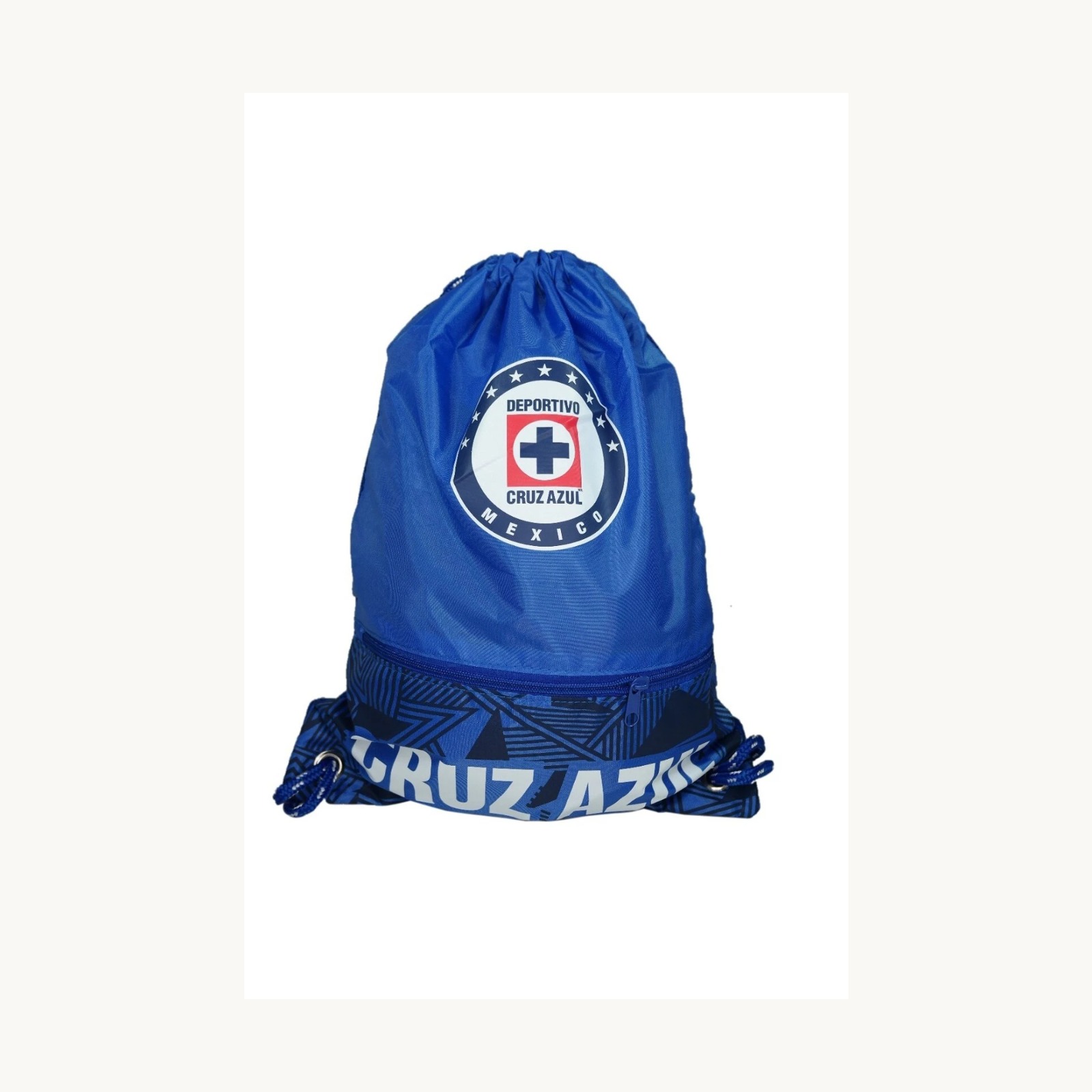 Cruz Azul zip pocket cinch bag