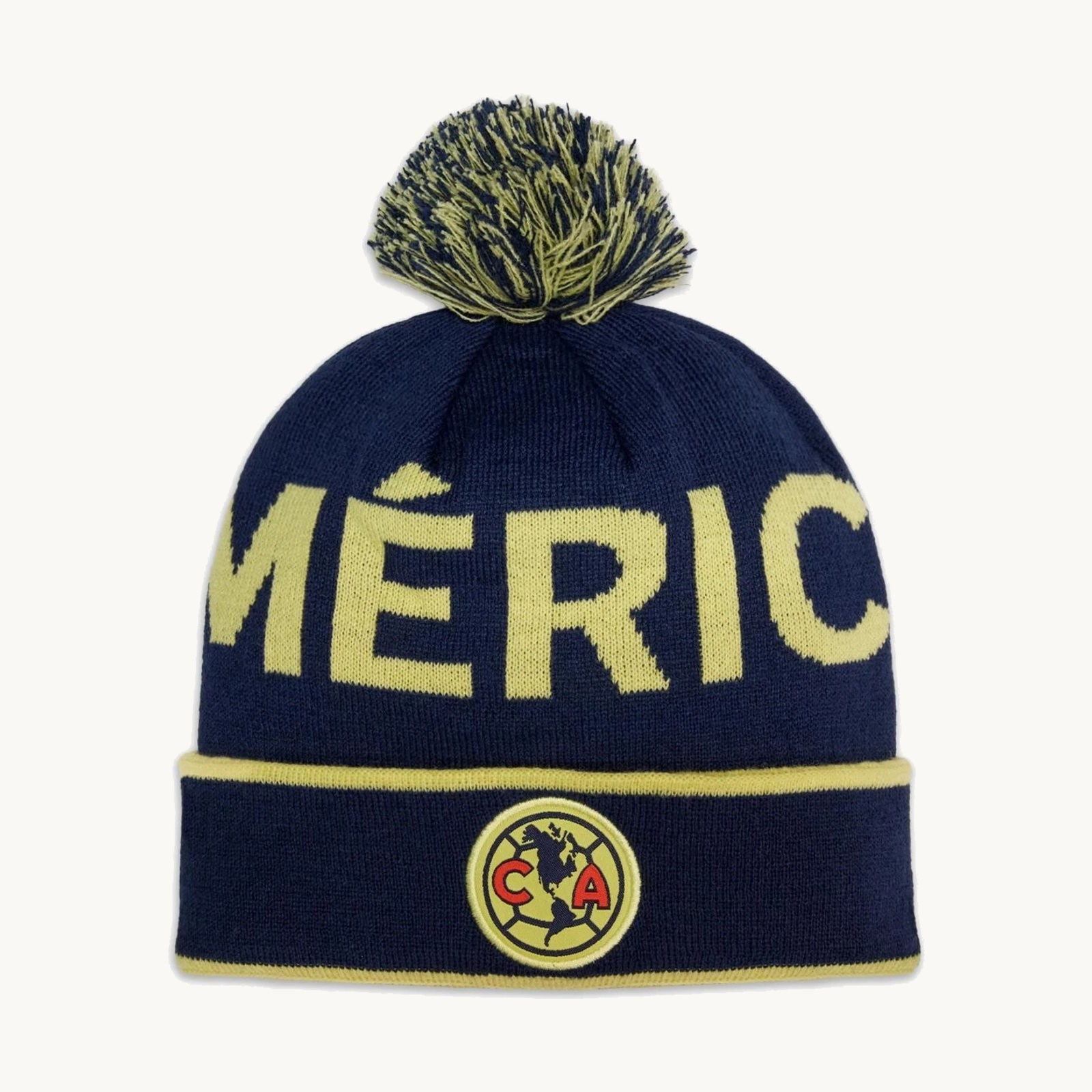 Club America navy pom beanie