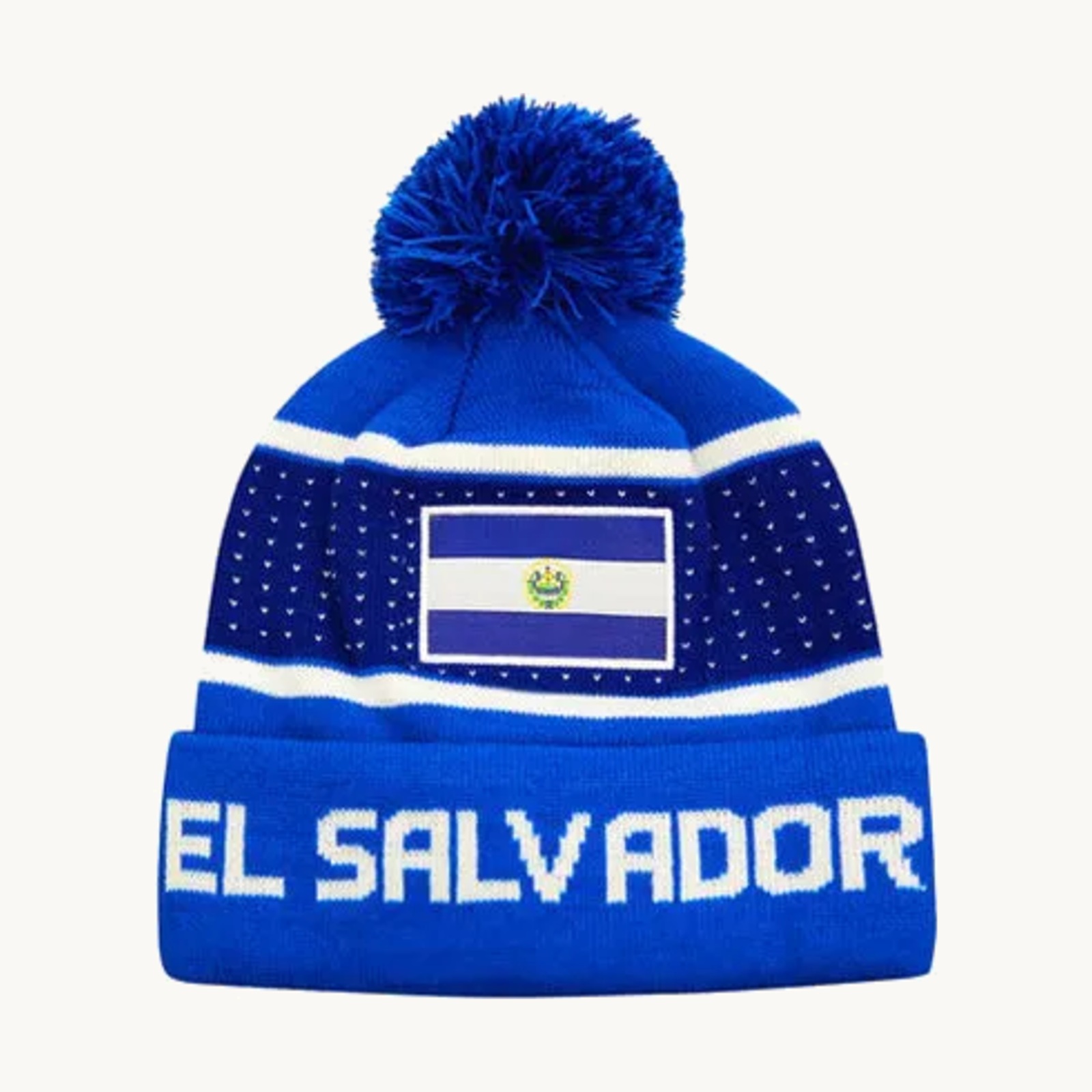 El Salvador pom beanie