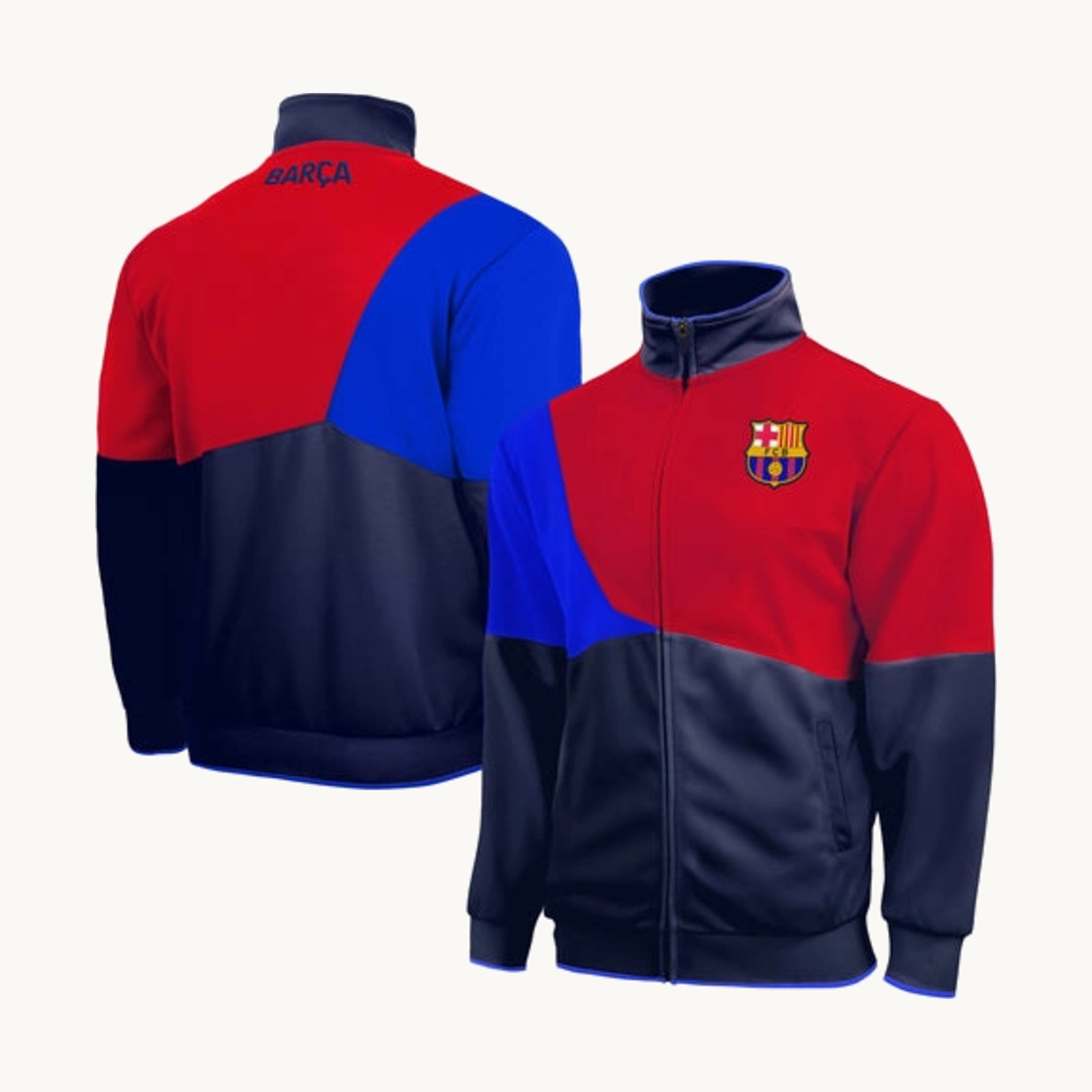 Barcelona navy track jacket