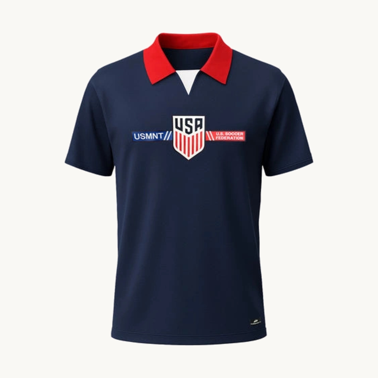 US Men's National Team Game Day Shirt – Youth navy USMNT polo-collar shirt