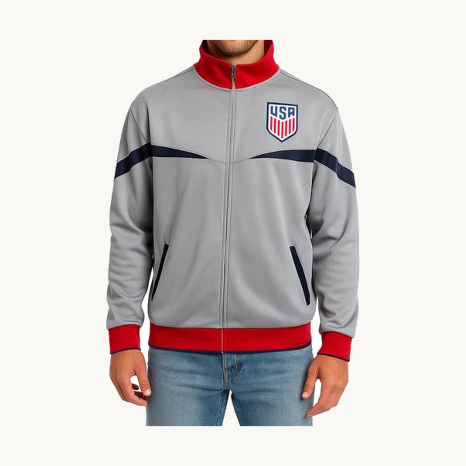 US Men’s National Team Track Jacket – USA39TJ-GY-T