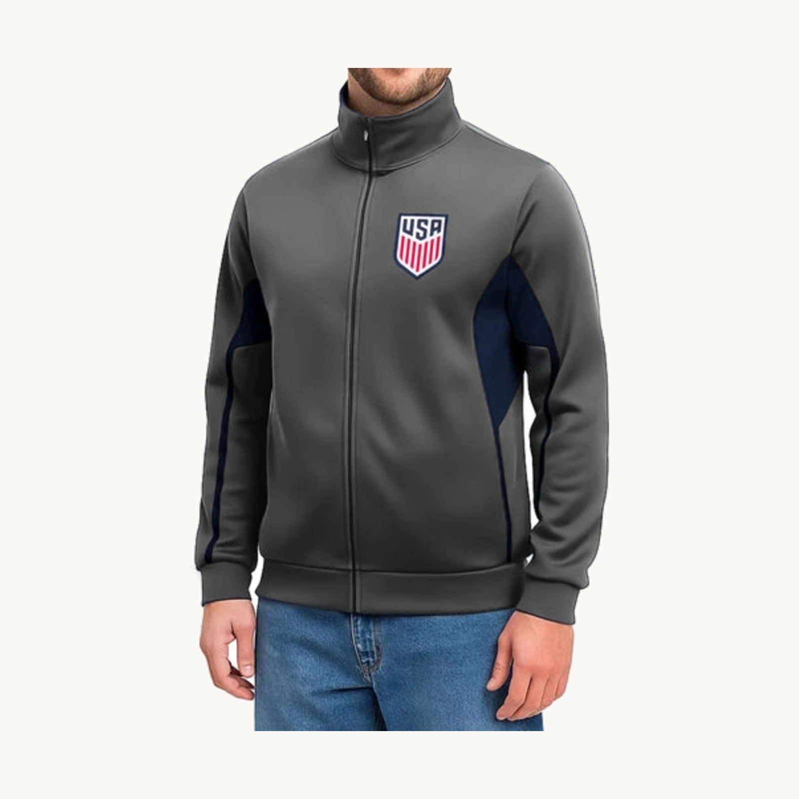 US Men’s National Team Track Jacket – USSF63TJ-GY
