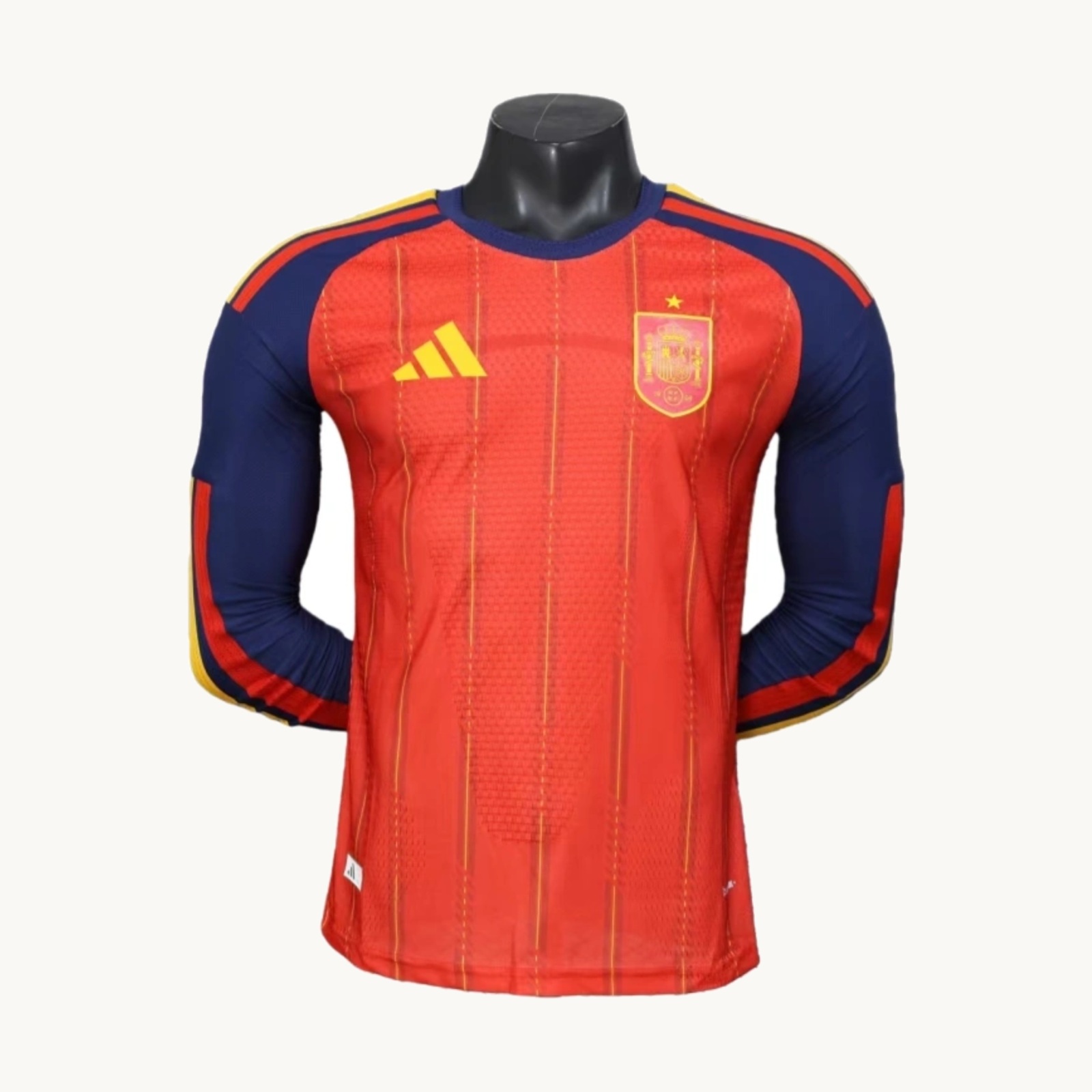2026 Spain World Cup Home Long Sleeve Soccer Shirt Player edition
