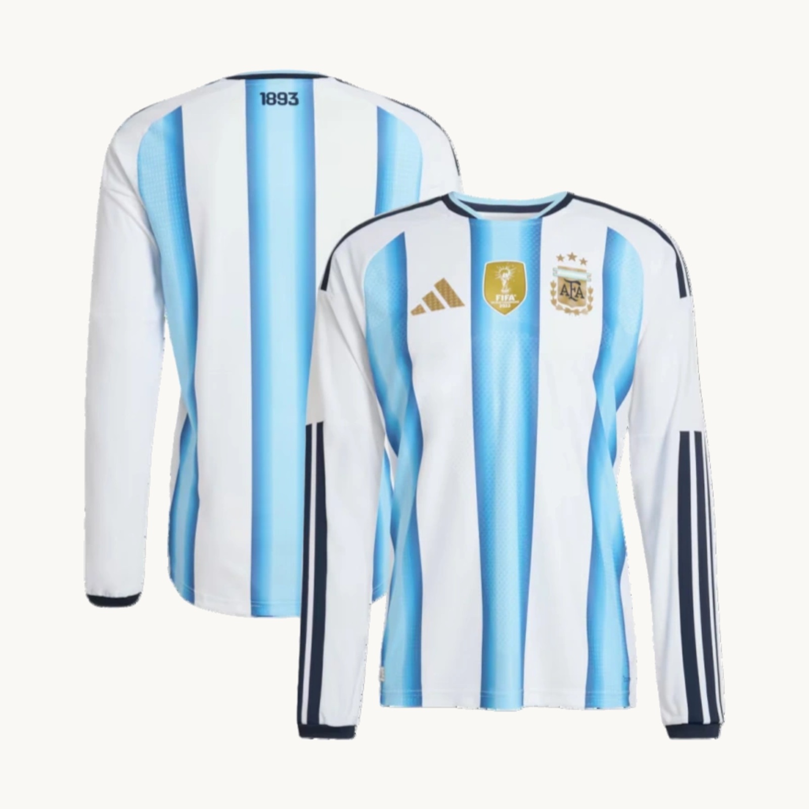 2026 Argentina World Cup Home Long Sleeve Football jersey Fan edition