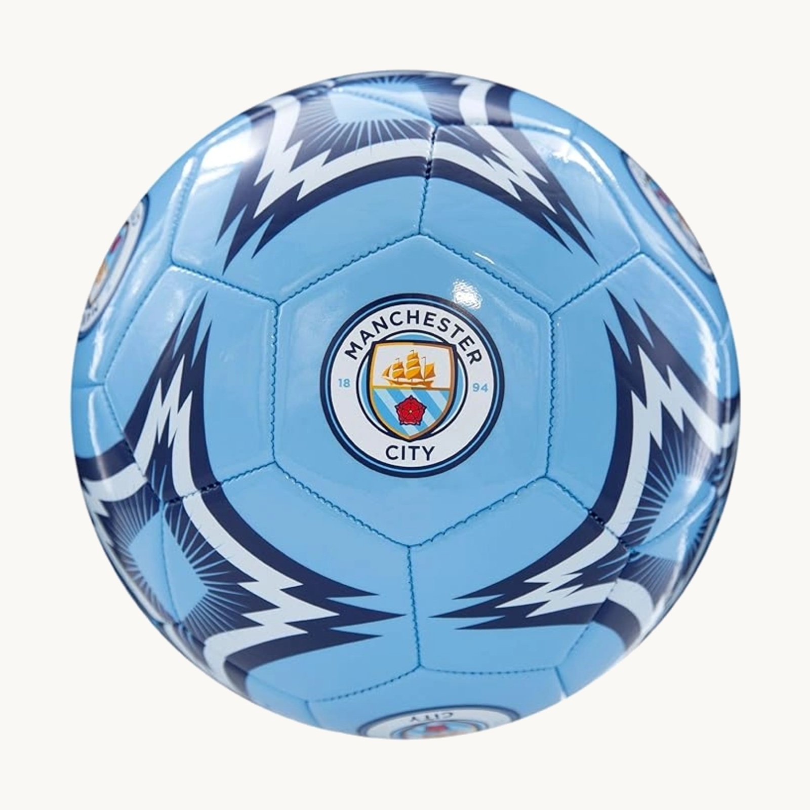 Manchester City kaleidoscope soccer ball