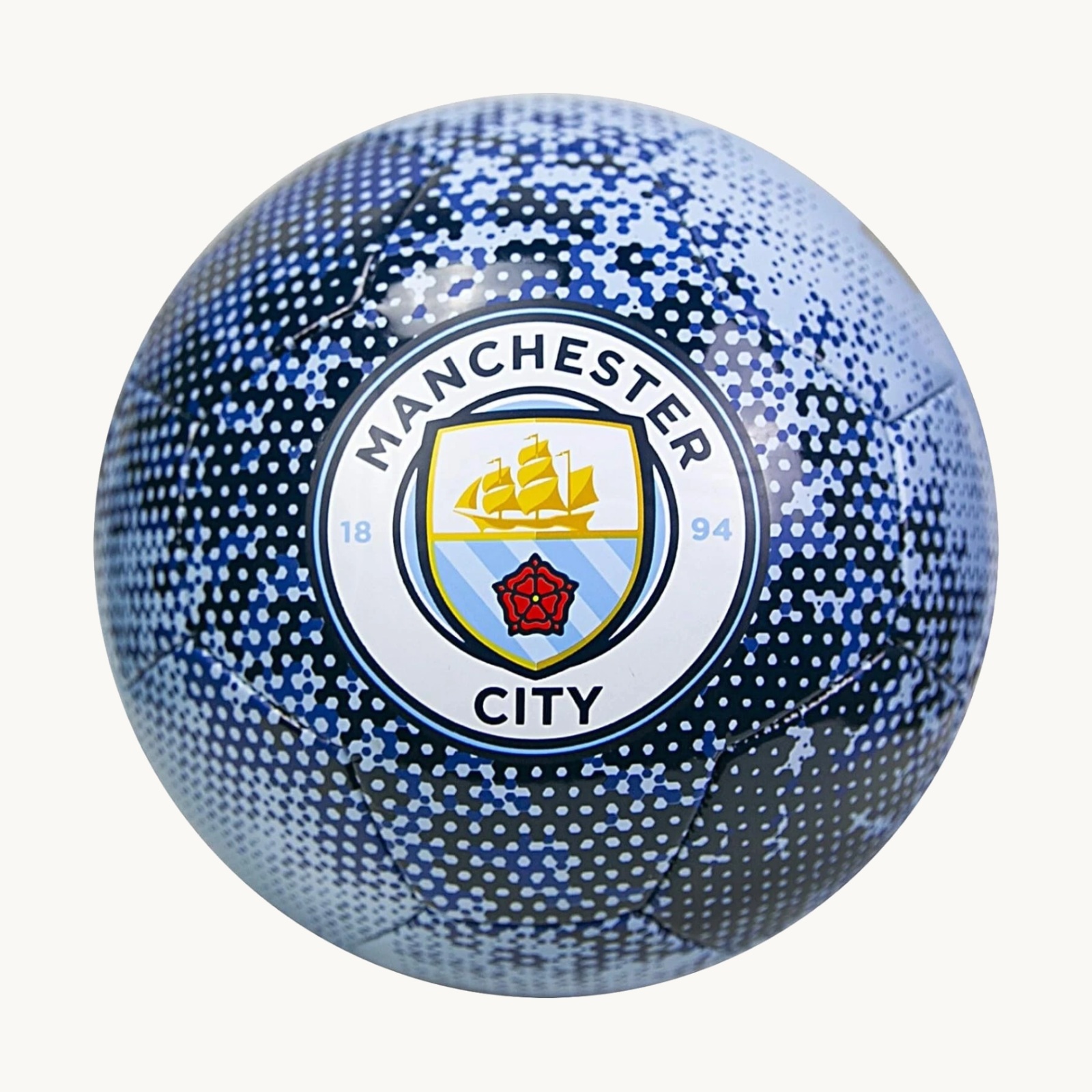 Manchester City camo soccer ball