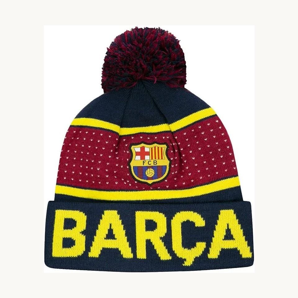 FC Barcelona Barca pom beanie