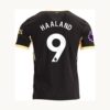 Back of the 2026/27 Manchester City Away jersey with HAALAND 9