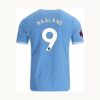 Back of the 2026/27 Manchester City Home jersey with HAALAND 9