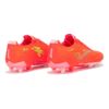 Joma Toledo Cup 2608 Women's Firm Ground Soccer Cleats - Orange on a white background