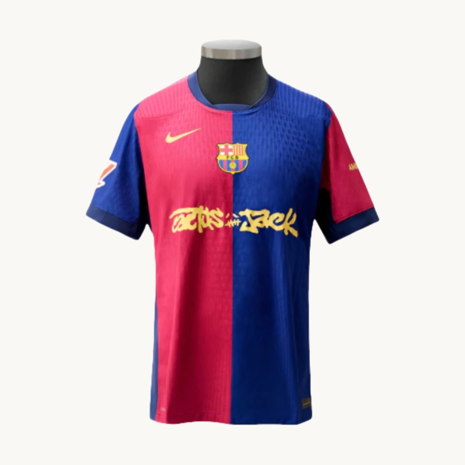 Limited edition Barcelona Football Club 24/25 Men's Home Player Edition football jersey back view