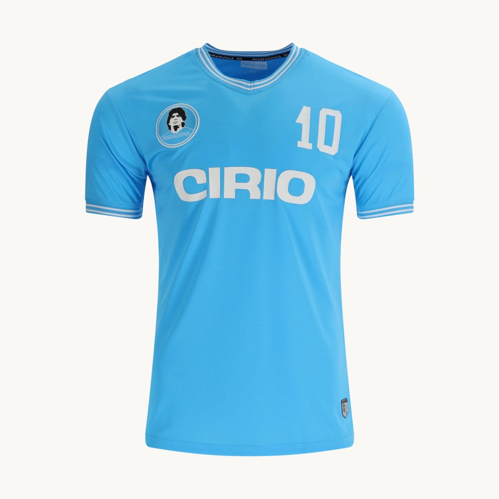 Maradona Napoli #10 Jersey – retro fan version, front view