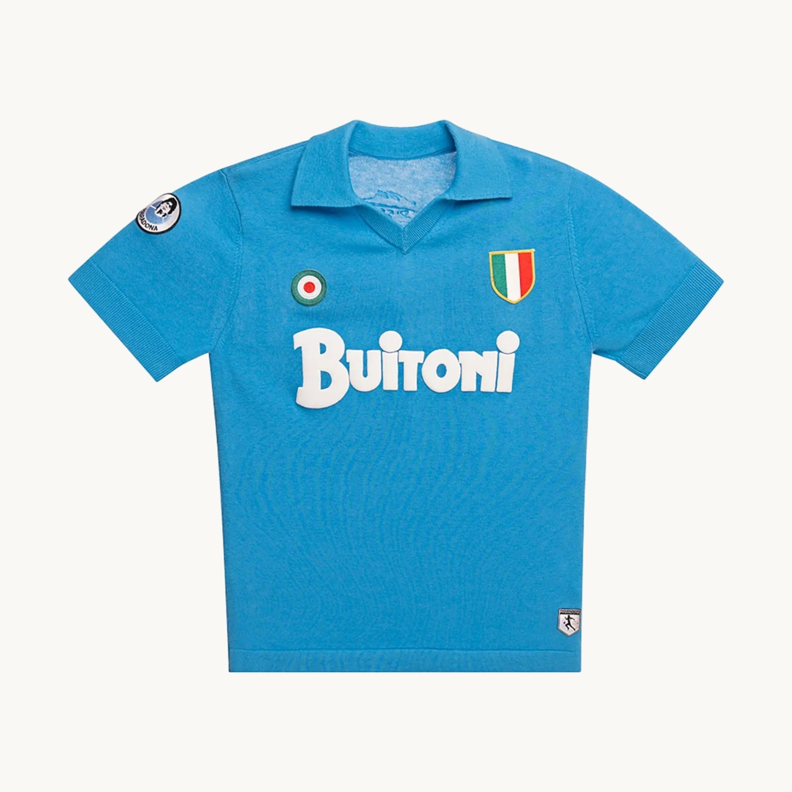 Maradona Napoli Premium Retro Jersey - Buitoni Edition front view