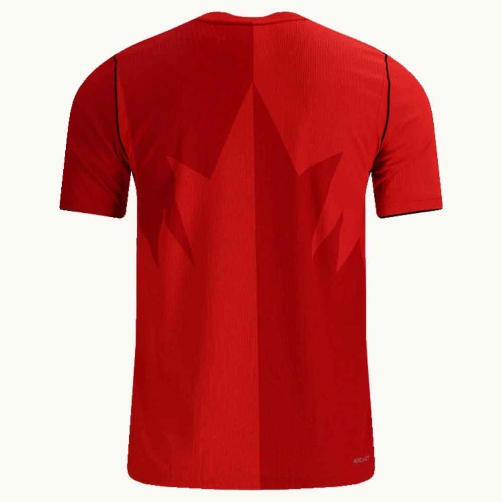Men’s Player Nike Canada Home Jersey 2026 back, red