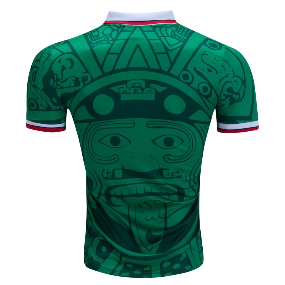 Mexico 1998 Home Retro Jersey back