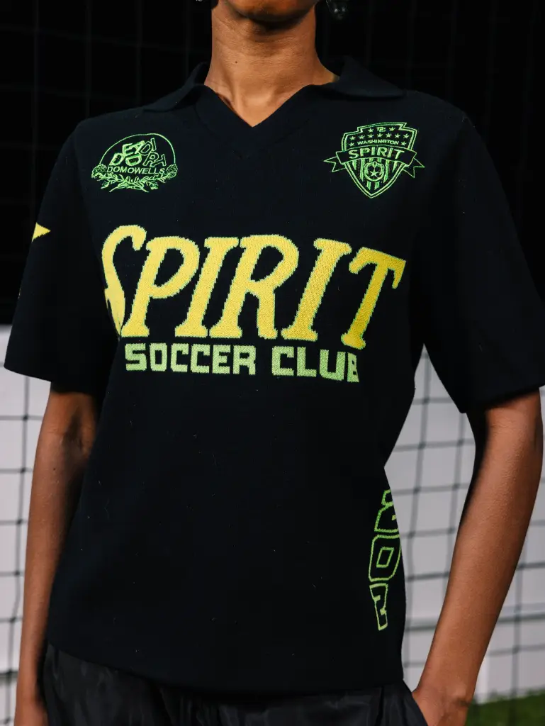 Washington Spirit's Dead Dirt Knit Polo Collab